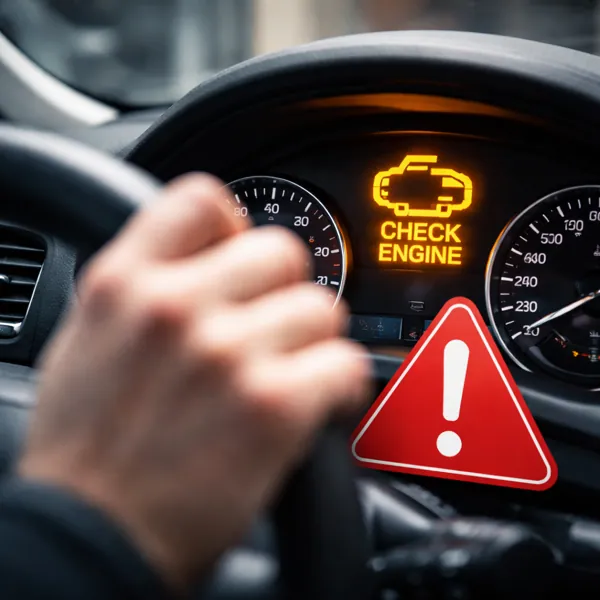Świeci się kontrolka check engine – czy można dalej jechać i co to oznacza?