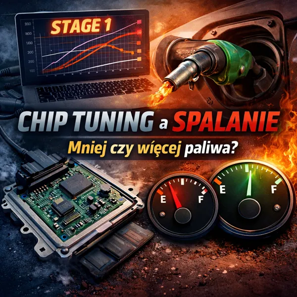 Chip tuning a spalanie – czy po Stage 1 auto pali mniej czy więcej? Fakty z warsztatu