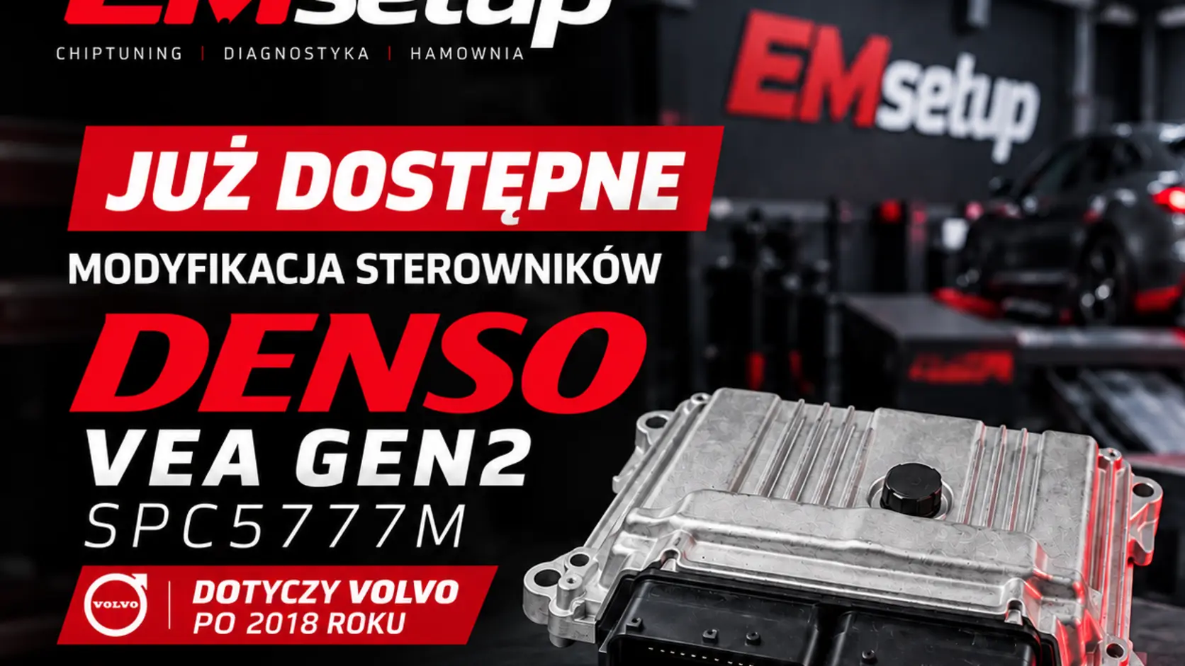 Sterownik Denso VEA Gen2 SPC5777M i informacja o obsłudze wybranych Volvo po 2018 roku