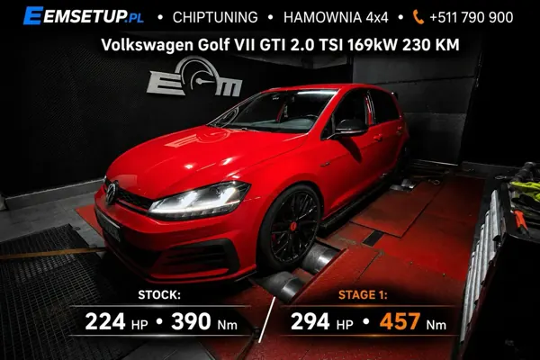 Volkswagen Golf VII GTI 2.0 TSI 230KM — realizacja EMsetup