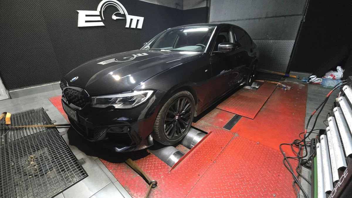 BMW Seria 3 G20 M340i 3.0 374KM z 2021 roku — realizacja EMsetup