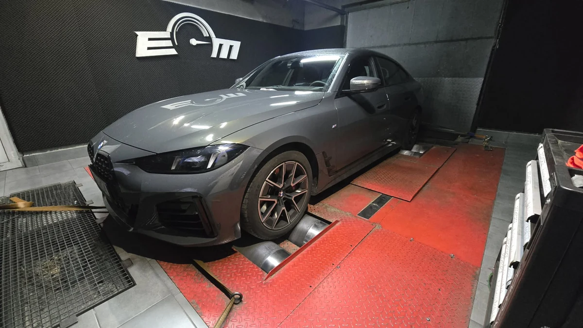 BMW Seria 4 G26 420i 184KM z 2025 roku — realizacja EMsetup