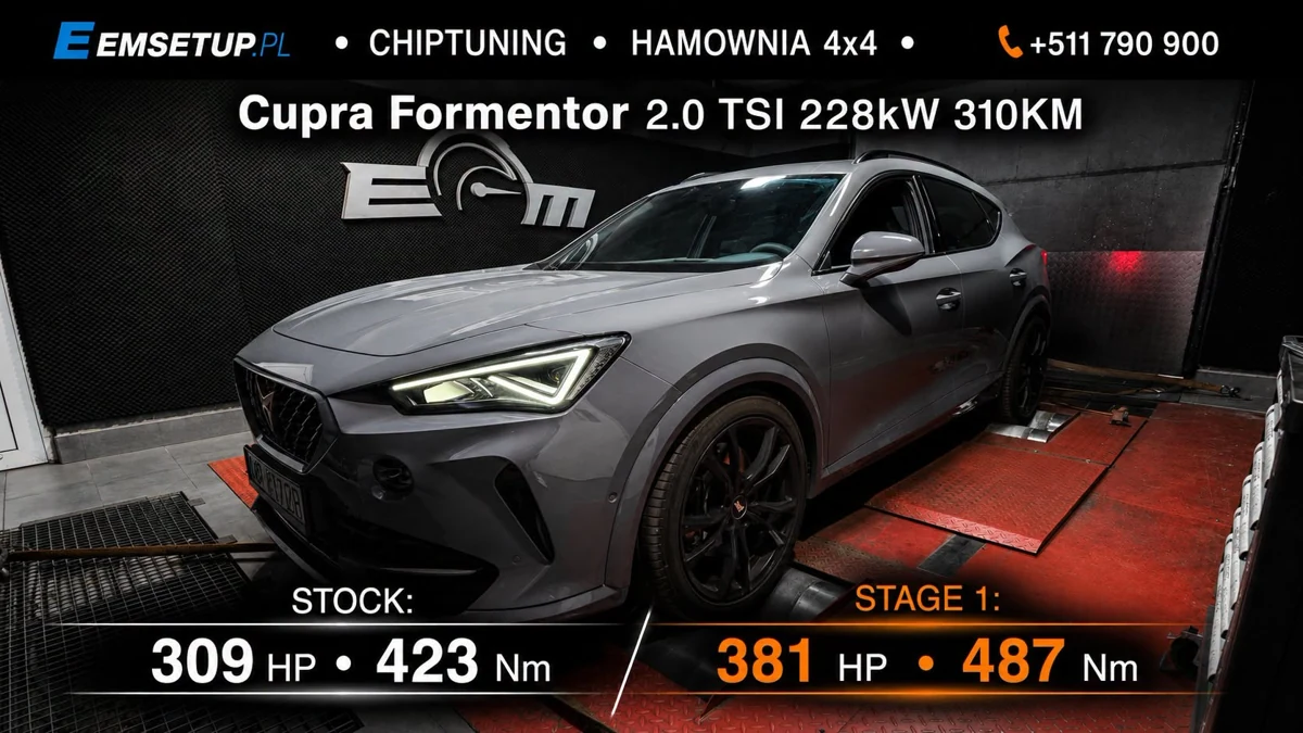 CUPRA Formentor 2.0 TSI 310KM — realizacja EMsetup