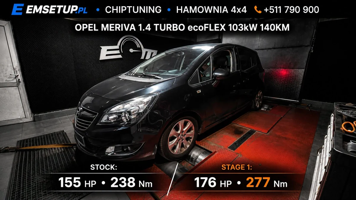 Opel Meriva 1.4 Turbo ecoFLEX 140KM — realizacja EMsetup