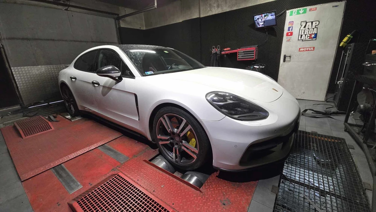 Porsche Panamera G2 4.0 — wersja do potwierdzenia 422KM z 2018 roku — realizacja EMsetup