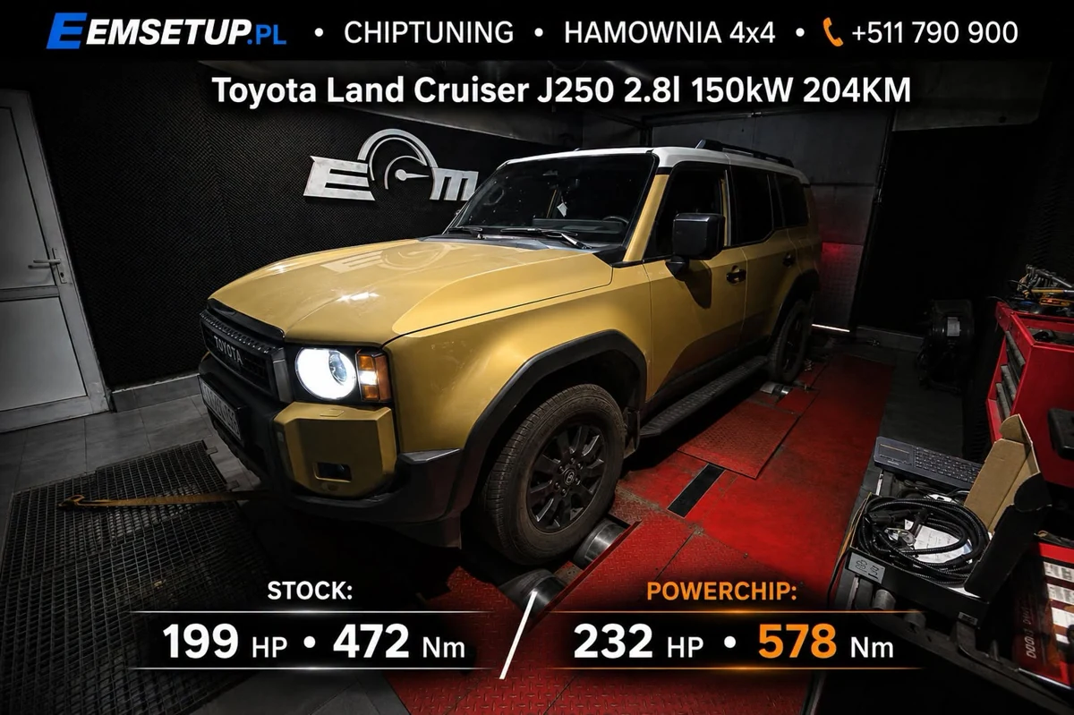 Toyota Land Cruiser J250 2.8 204KM — realizacja EMsetup