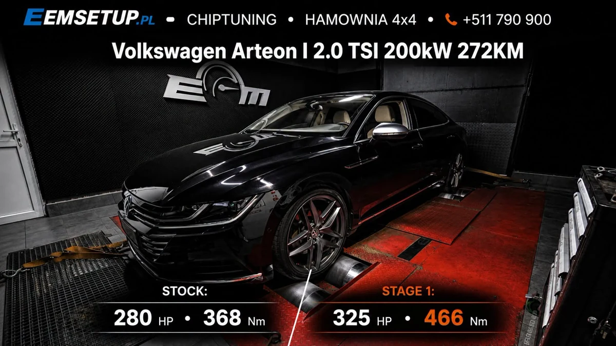 Volkswagen Arteon I 2.0 TSI 272KM — realizacja EMsetup