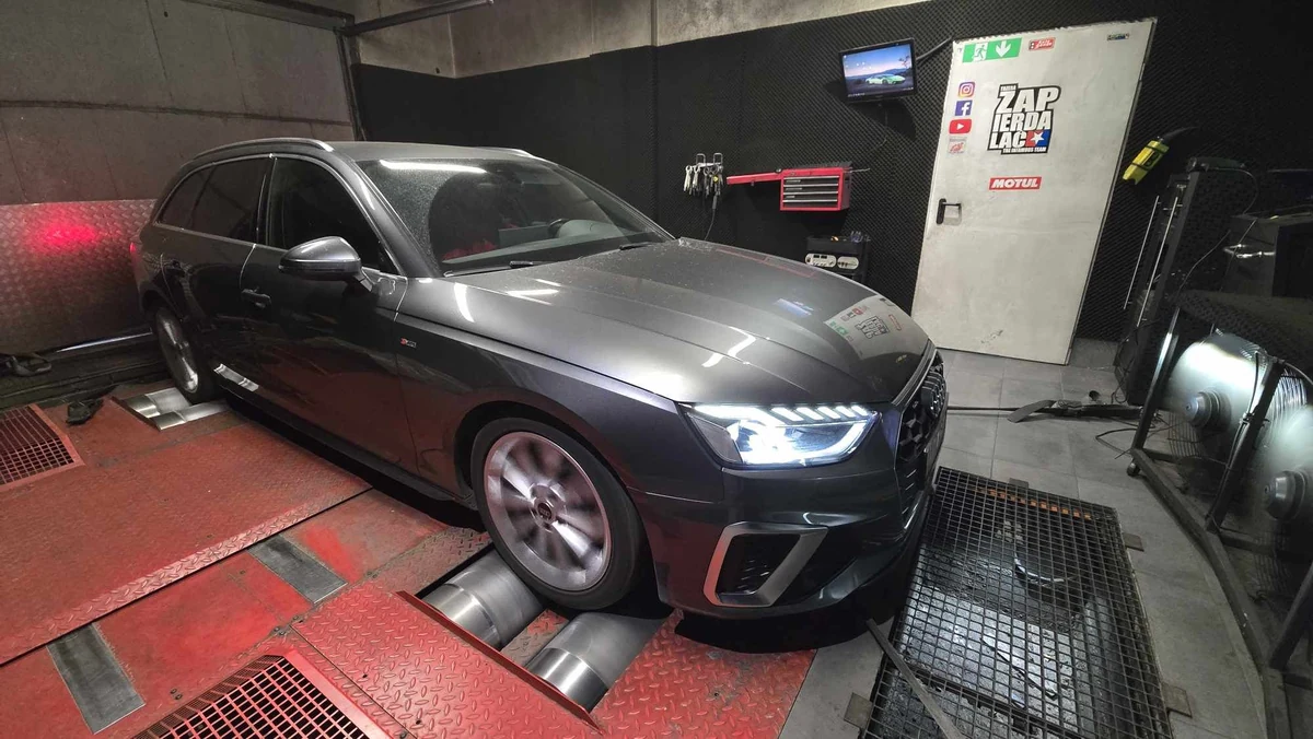 Audi A4 B9 (FL) 35 TDI 2.0 163 KM (2020) — 154,6 → 192,6 HP — realizacja EMsetup