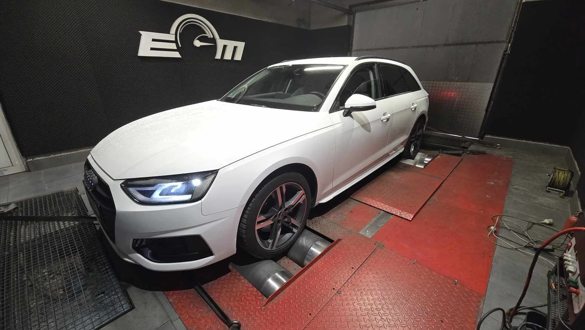 Audi A4 B9 (FL) 35 TFSI 2.0 150 KM (2021) — 148,5 → 172 HP — realizacja EMsetup