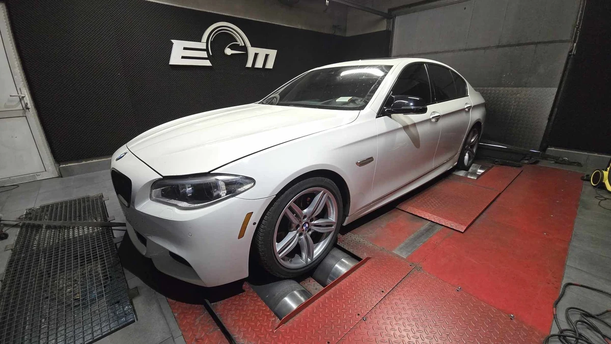 BMW Seria 5 F10 550i 4.4T 449 KM (2015) — realizacja EMsetup