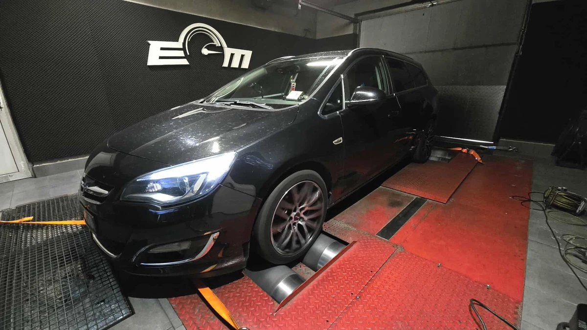 Opel Astra J 1.4 Turbo ecoFLEX 140 KM (2015) — 146,6 → 170,2 HP — realizacja EMsetup
