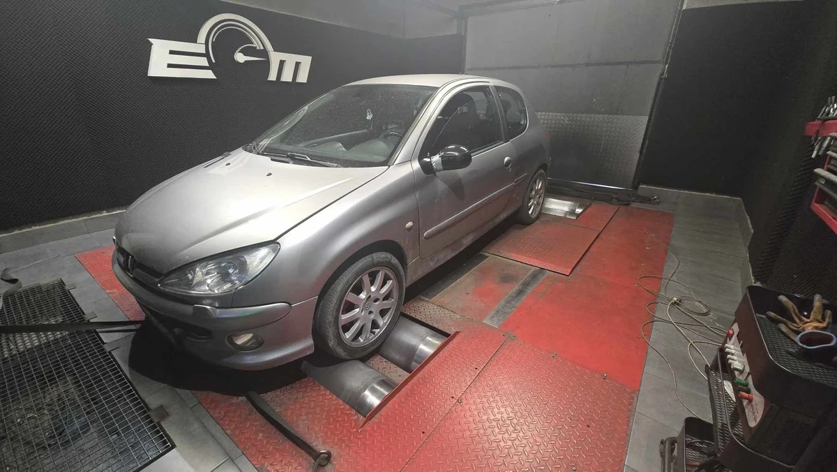 Peugeot 206 2.0 136 KM (2004) — realizacja EMsetup