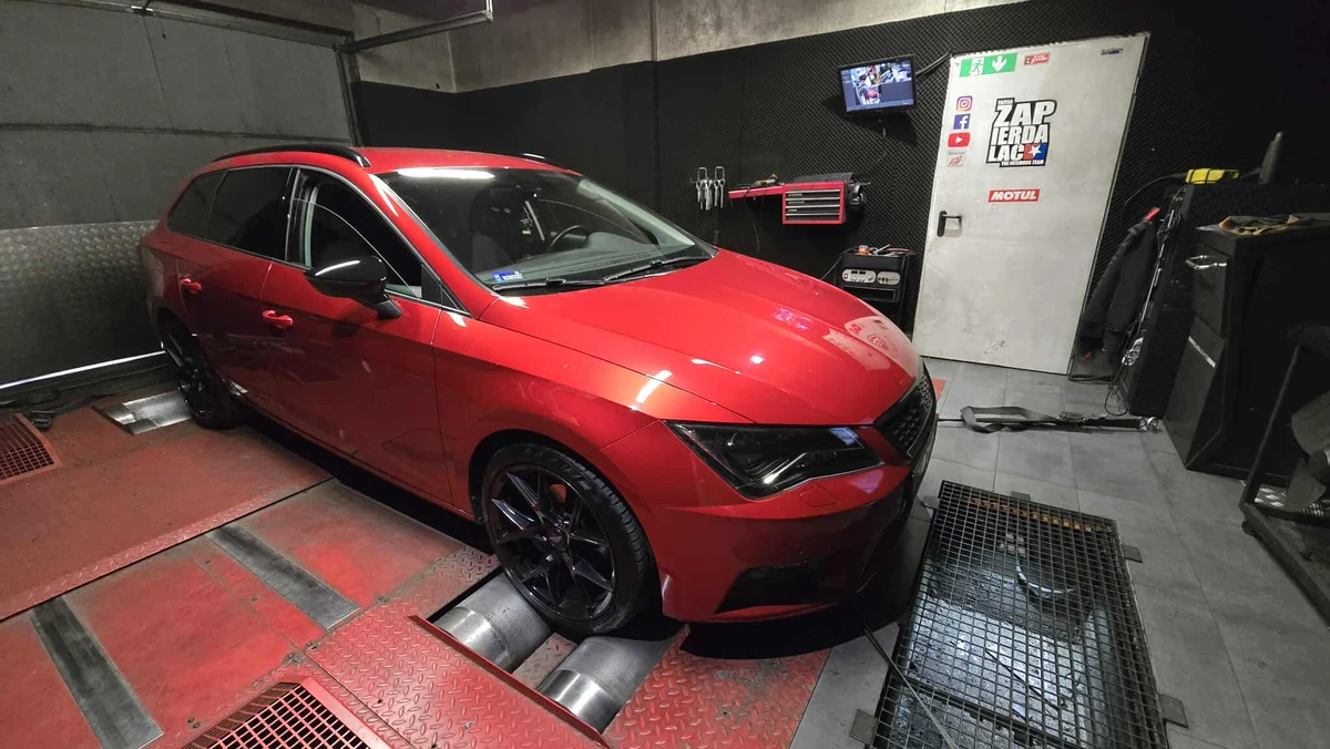 SEAT Leon III (FL) 1.5 TSI 131 KM (2019) — 136,6 → 166,3 HP — realizacja EMsetup